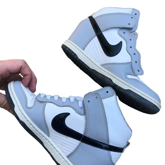 2013 Nike Dunk Sky High 'Wolf Grey' Size 6.5 - Picture 6 of 12